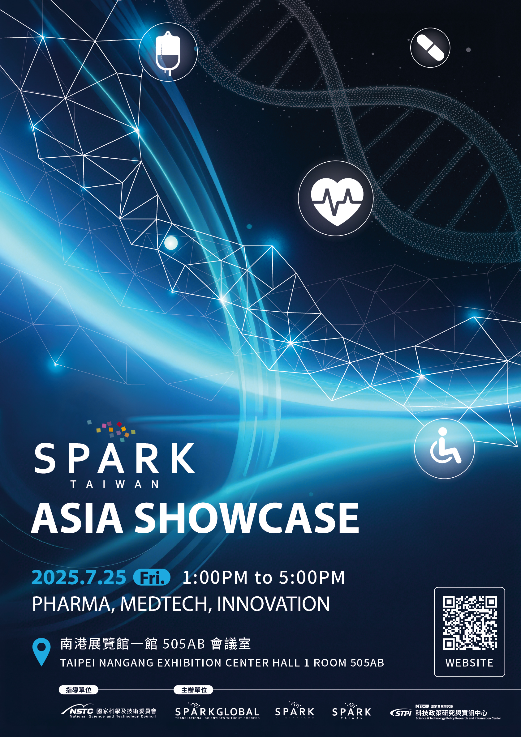 SPARK Asia Showcase 2025活動海報